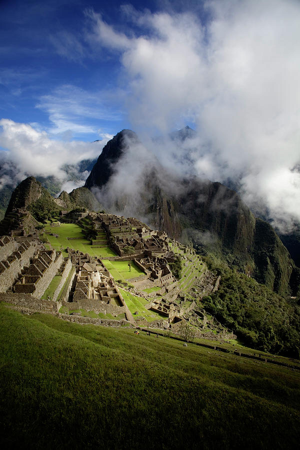 Landmark Photograph - Machu Pichu by Happy Home Artistry