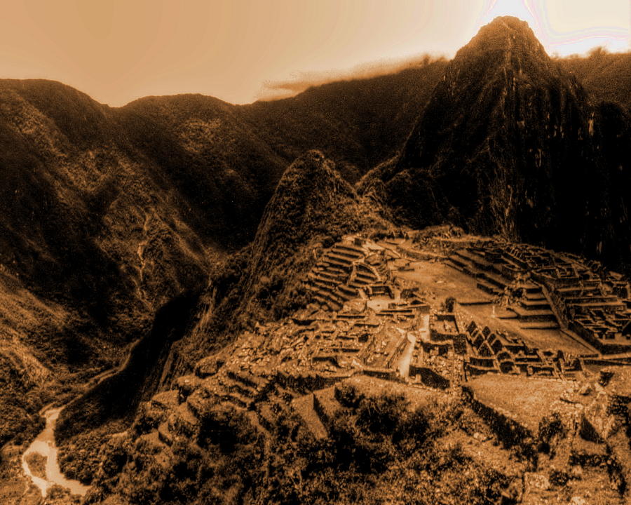 Machu Pichu Photograph by Richard Omura