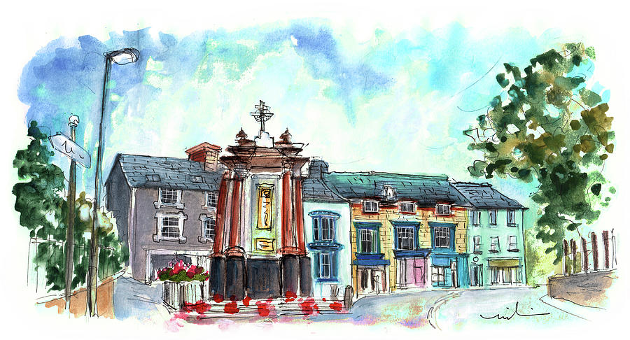 Machynlleth 02 Painting by Miki De Goodaboom