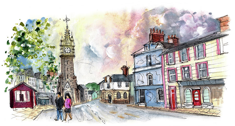 Architecture Painting - Machynlleth 03 by Miki De Goodaboom