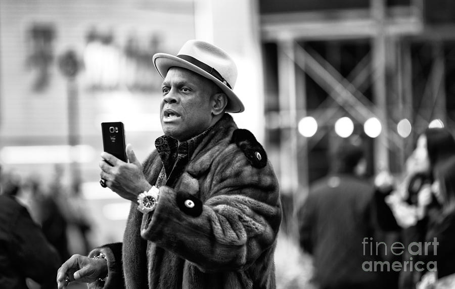 Mack Daddy in Times Square New York City Photograph by John Rizzuto