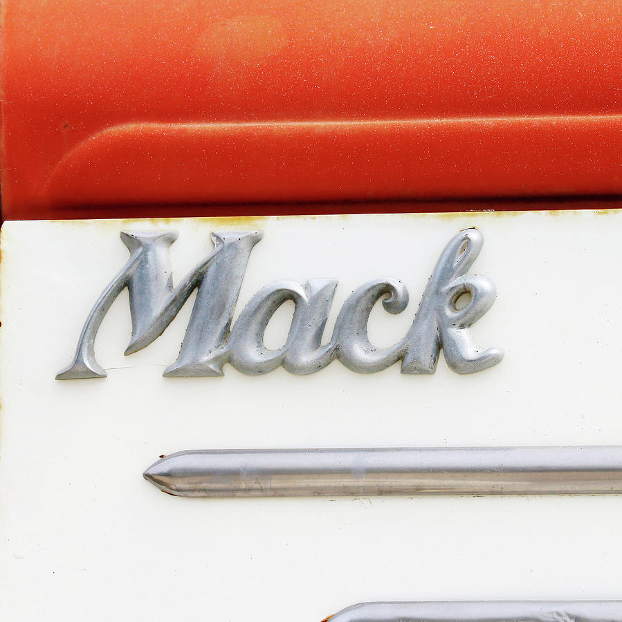 Transportation Photograph - Mack Truck  by Art Block Collections