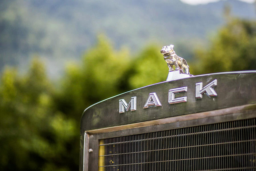 Truck Photograph - Mack Truck Bull Dog by Lisa Lemmons-Powers