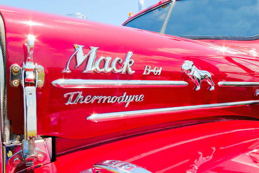 Mack Truck Hood badges Photograph by Rudy Umans