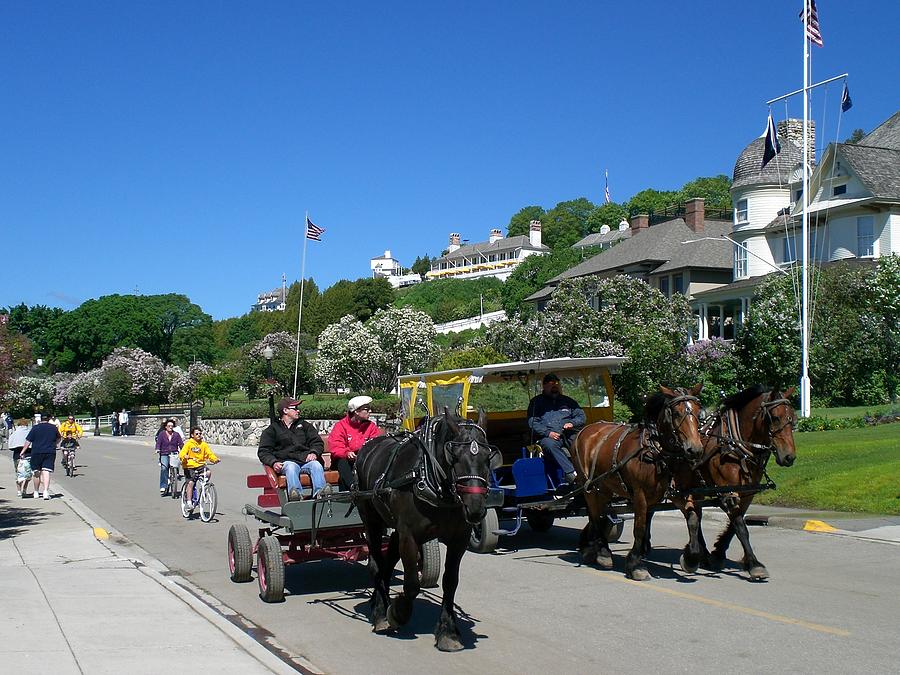 Mackinac Island at Lilac Time  Photograph by Keith Stokes