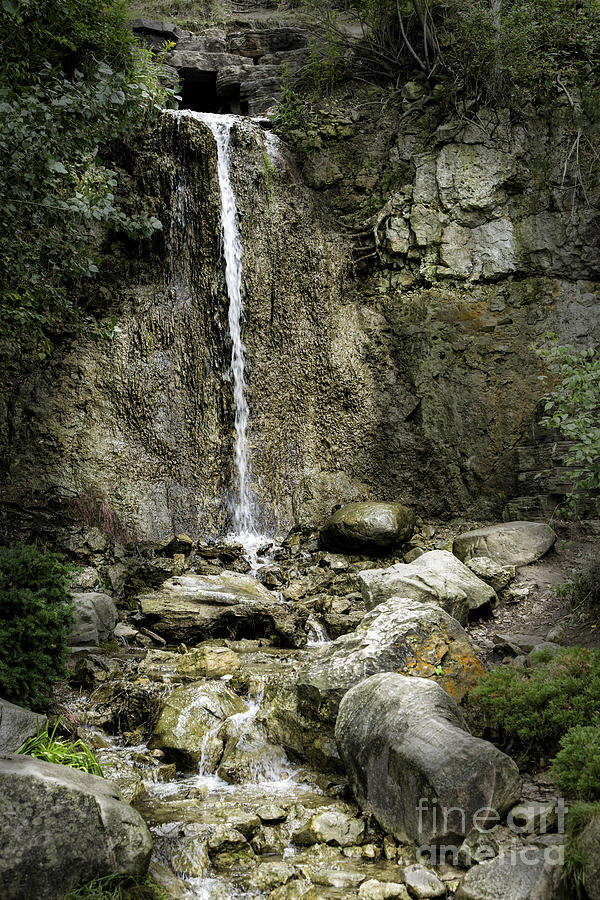 Mackinaw City Park Waterfalls Photograph by Timothy Hacker