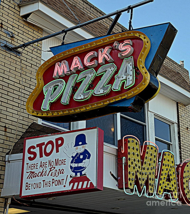 Macks Pizza Photograph by Tru Waters