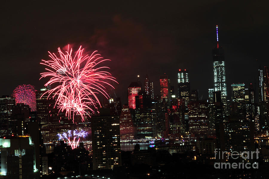 Macys July 4th 2015 Fireworks-2 Photograph by Steven Spak