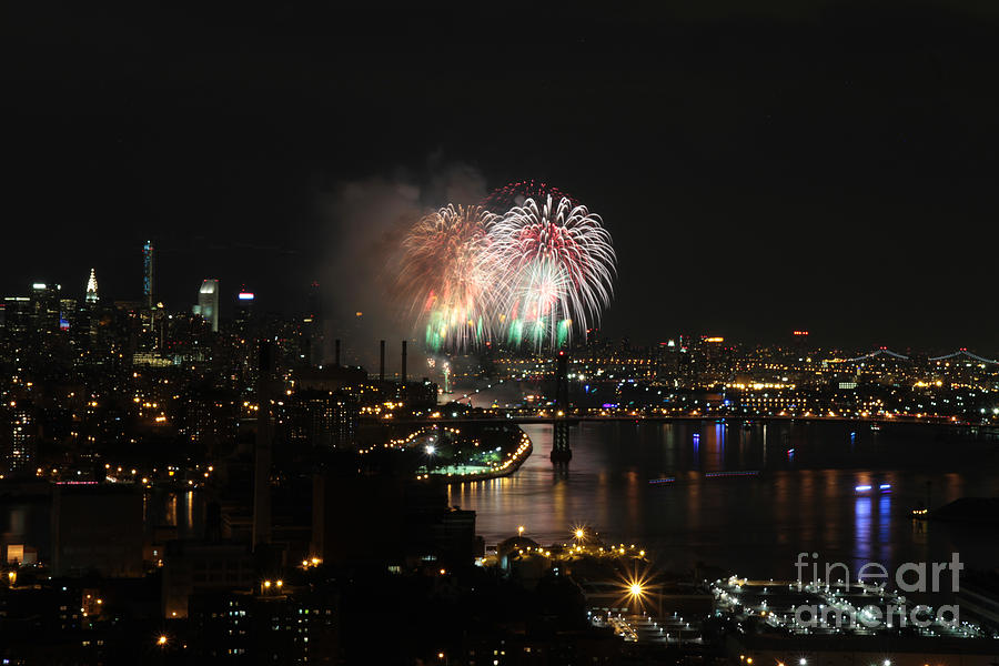 Macys July 4th 2015 Fireworks-4 Photograph by Steven Spak