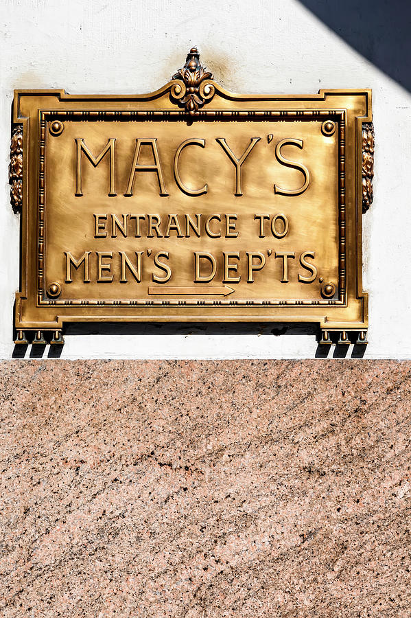 Macys Sign NYC Photograph by Robert Ullmann