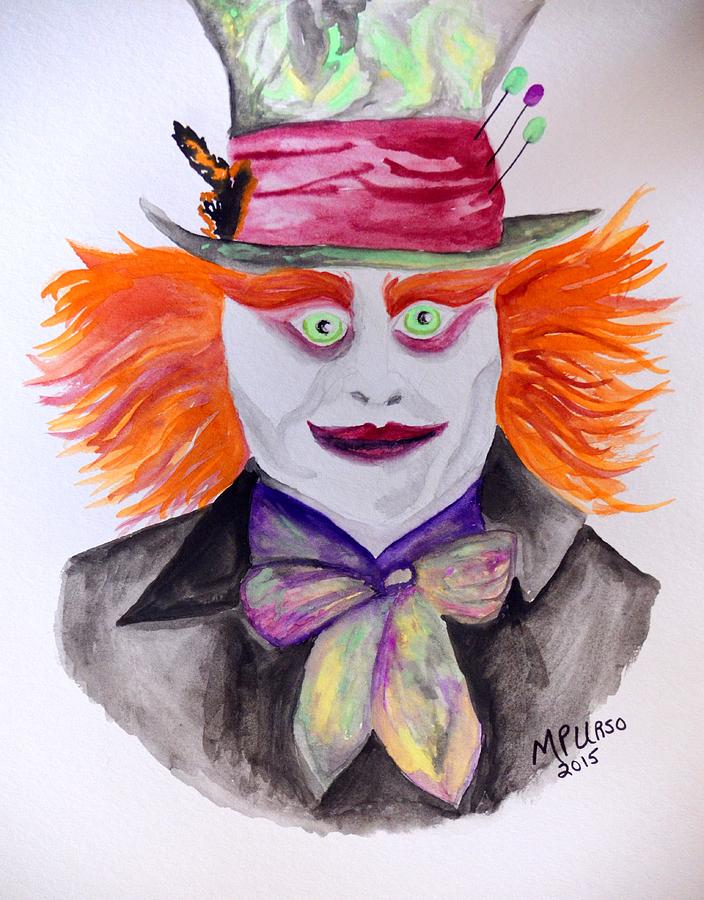 Mad Hatter Painting by Maria Urso