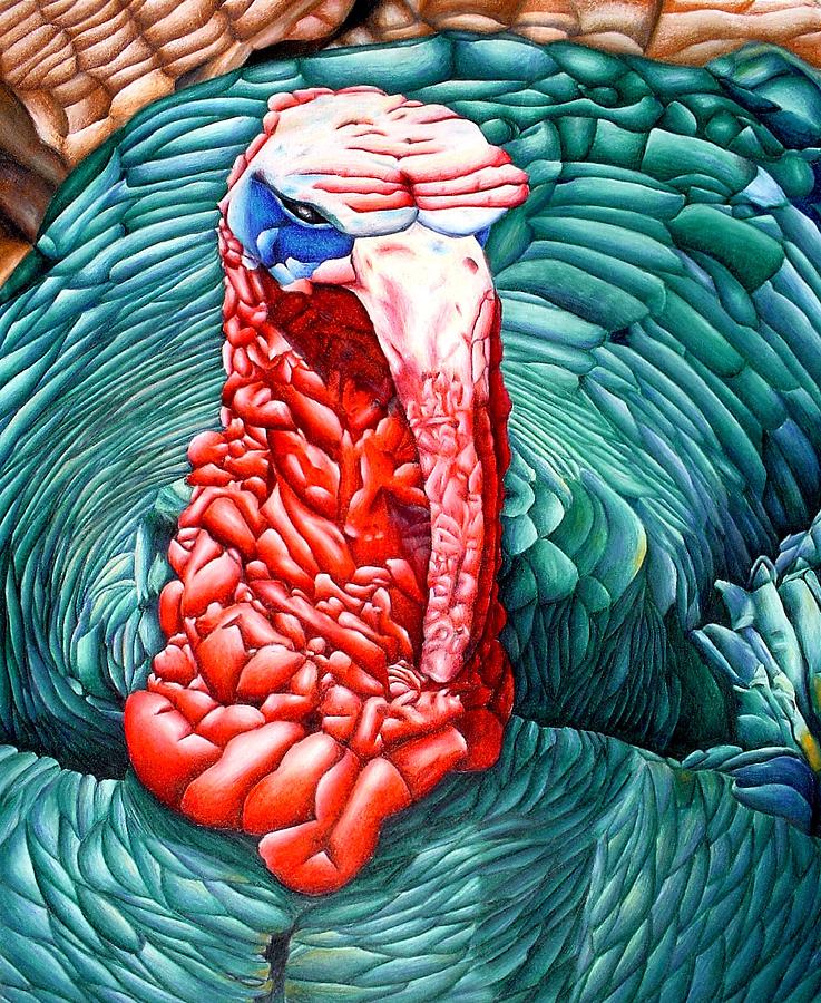 Turkey Painting - Mad Tom by Brandon Sharp