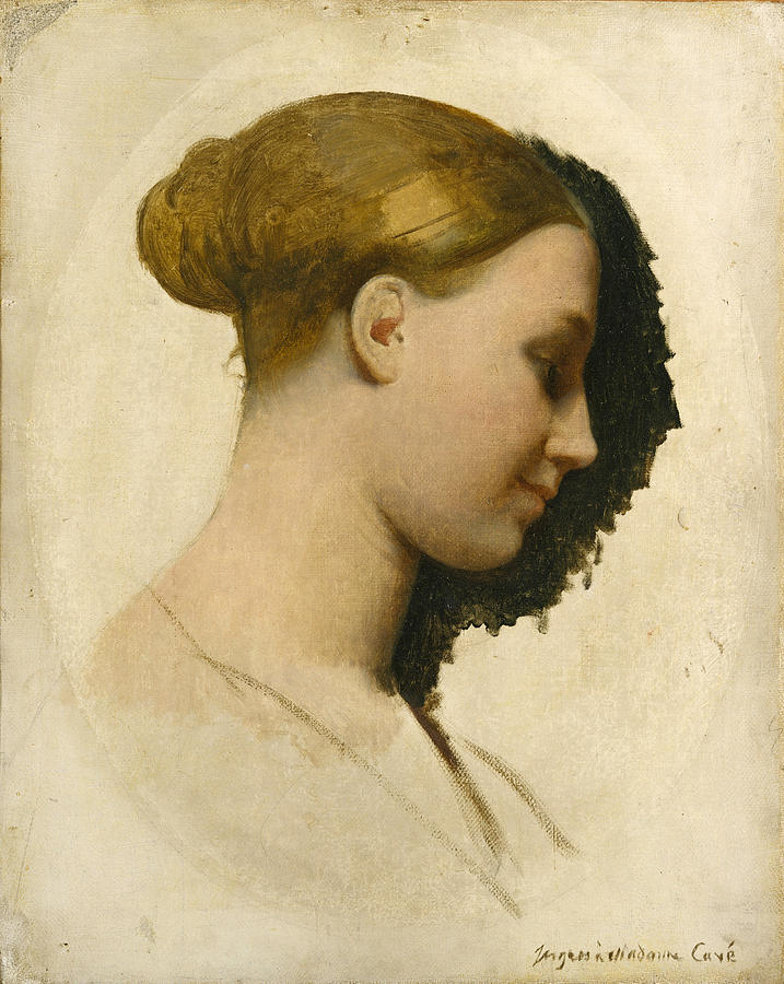 Madame Edmond Cave. Marie-Elisabeth Blavot Painting by Jean-Auguste-Dominique Ingres