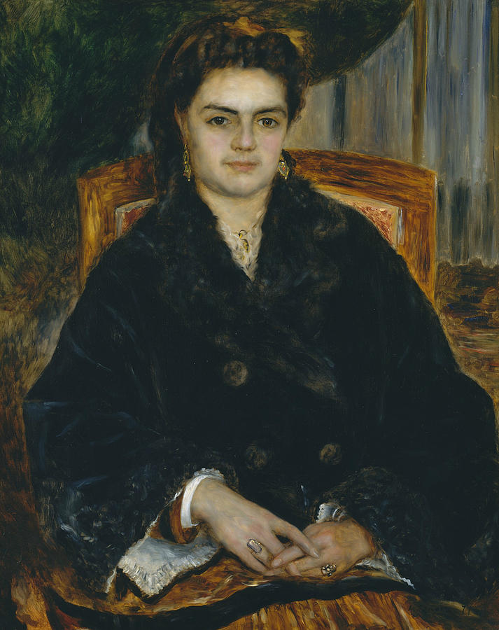 Madame Edouard Bernier Painting by Auguste Renoir