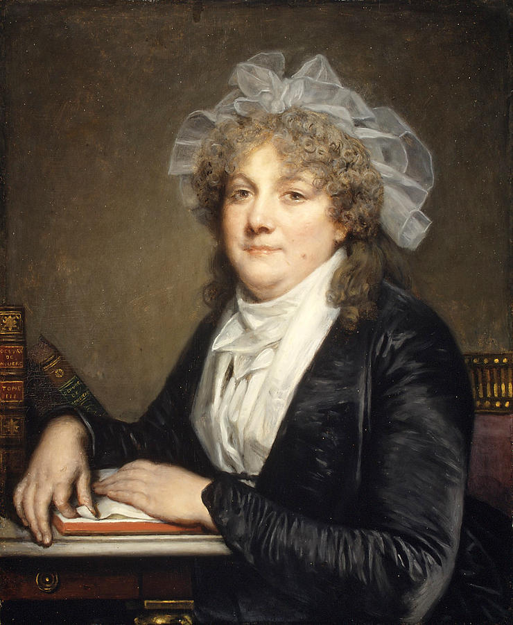 Madame Jean-Baptiste Nicolet Painting by Jean-Baptiste Greuze