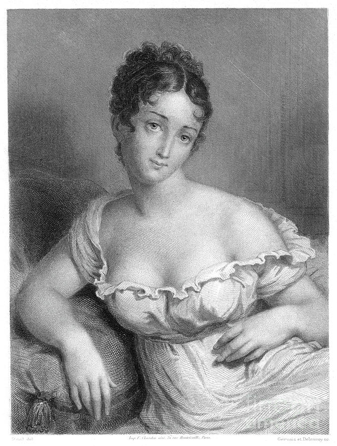 Madame J.f. Recamier  Drawing by Granger