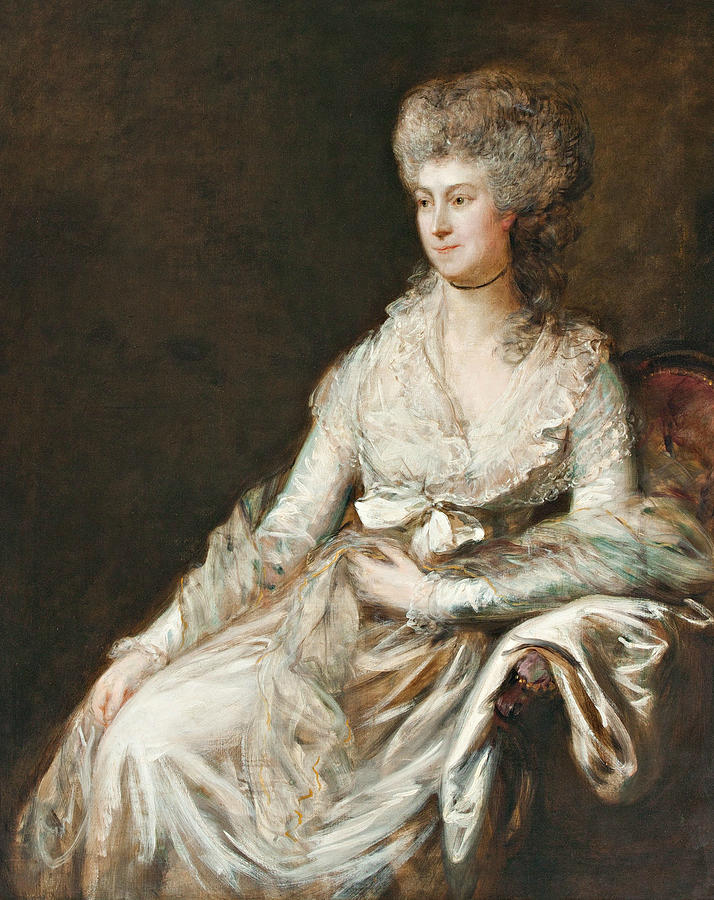 Madame Lebrun Painting by Thomas Gainsborough