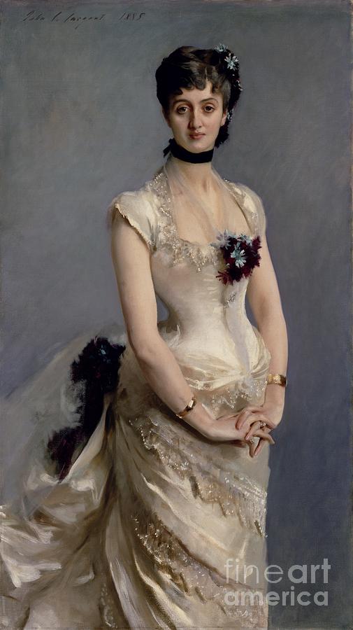 Madame Paul Poirson Painting by John Singer Sargent