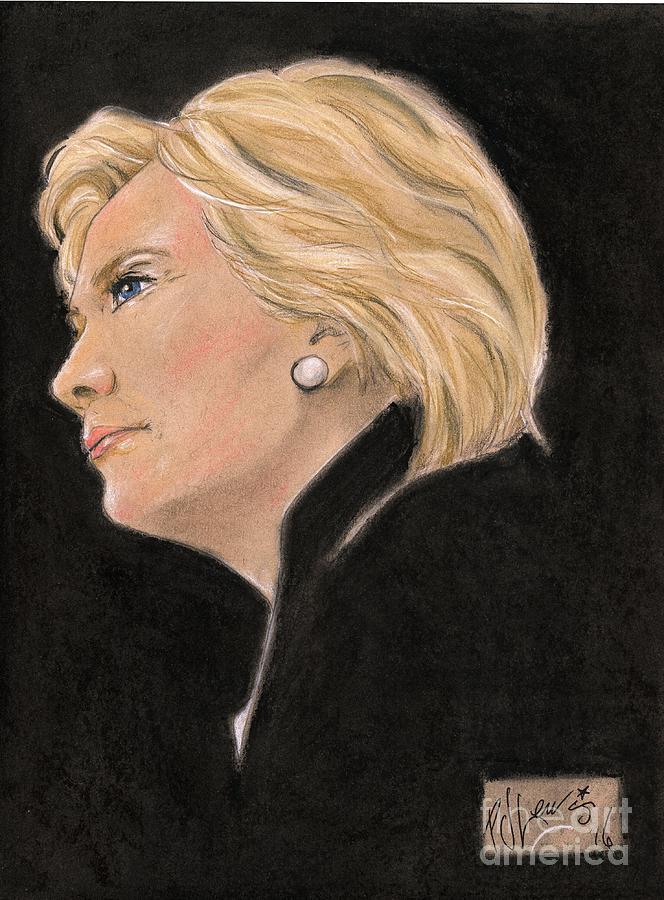 Hillary Clinton Painting - Madame President by PJ Lewis