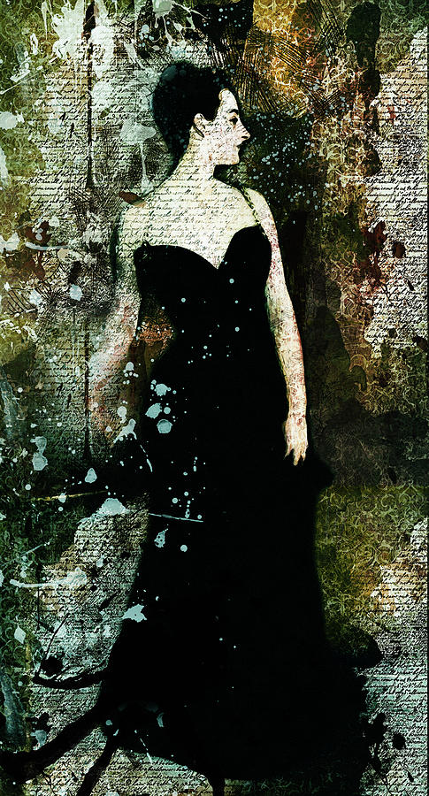 Madame X Modern Art Mixed Media by Georgiana Romanovna