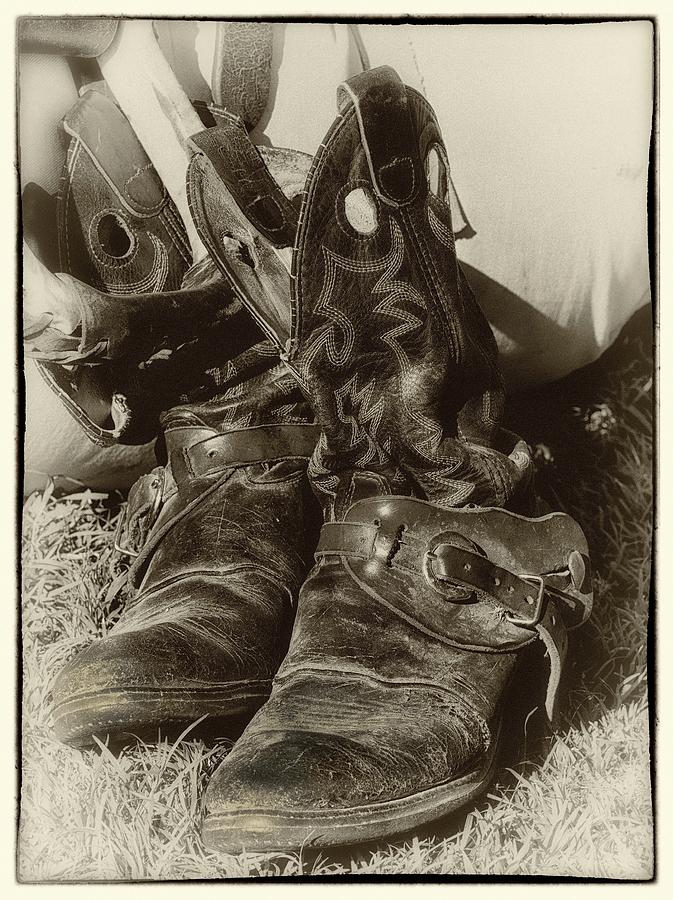 Boot Photograph - Made For Walking by Harriet Feagin