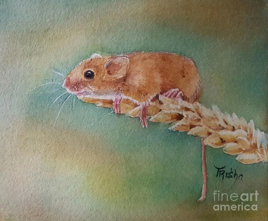 Field Mouse Painting - Made It by Patricia Pushaw