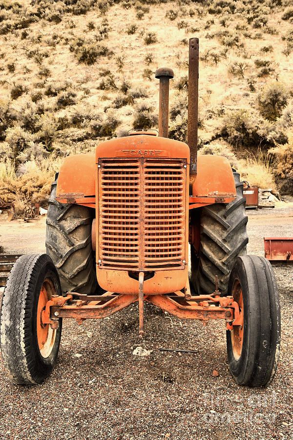 Tractor Photograph - Made with strong steel by Jeff Swan