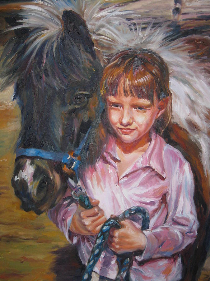 Portrait Painting - Madeleine by Ekaterina Pozdniakova