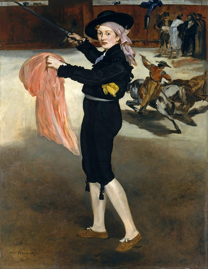 Mademoiselle V in the Costume of an Espada Painting by Edouard Manet