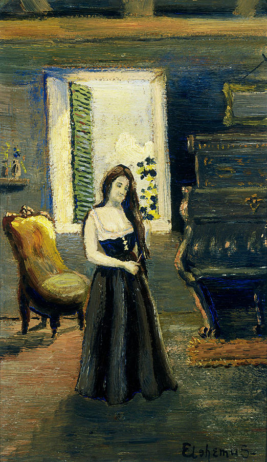 Madge in the Morning Painting by Louis Michel Eilshemius