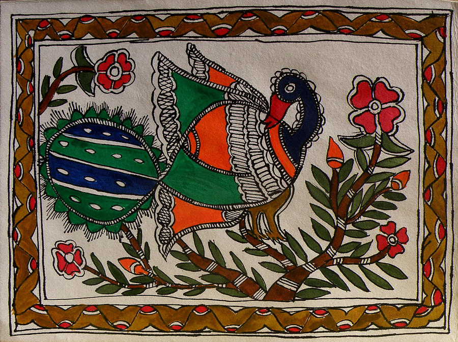 Madhubani Painting by Sarita Yadav - Fine Art America