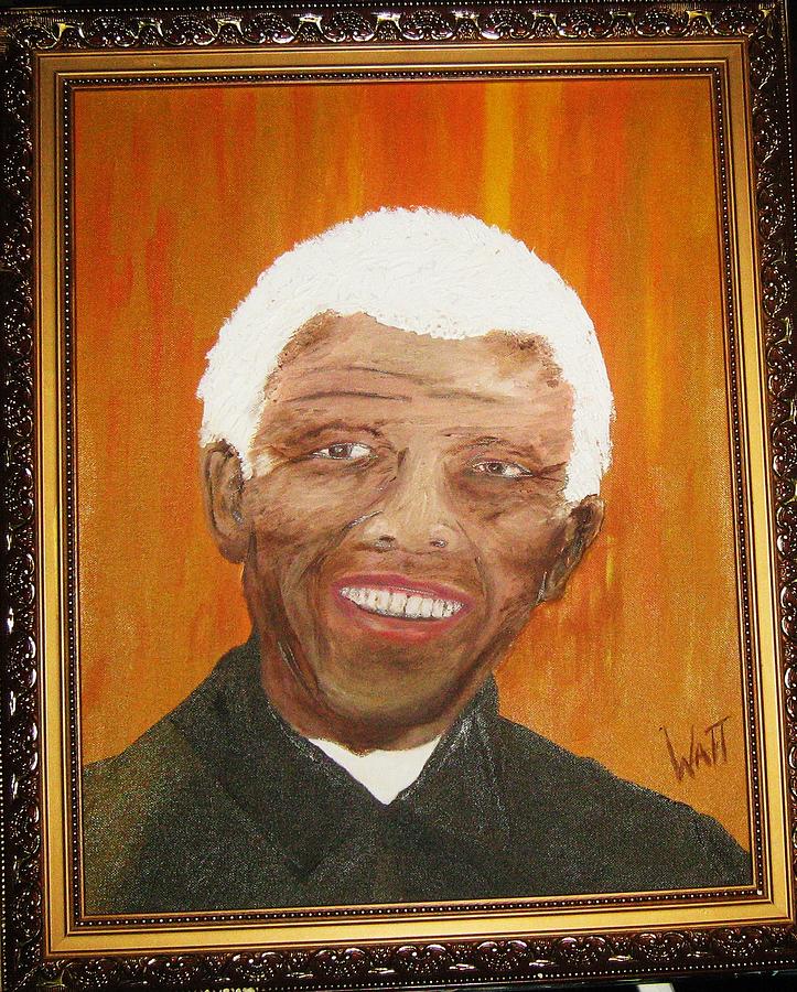 Nelson Mandela Painting - Madiba by Tony Van der Watt