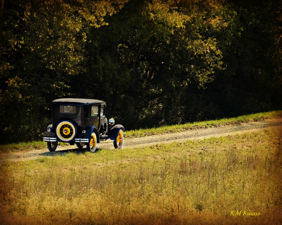 Madison County Back Roads-Ford Photograph by Kathy M Krause