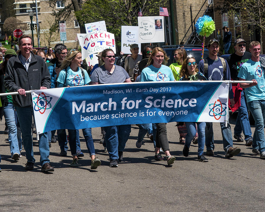 Madison Science March - 1 Photograph by Steven Ralser