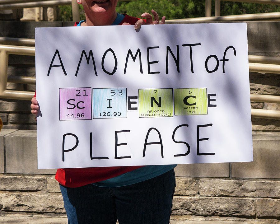 Madison Science March Sign 5 Photograph by Steven Ralser