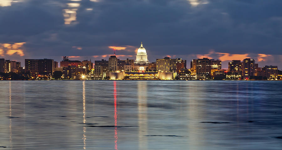 Madison Skyline - color Photograph by Scott Gilbertson | Fine Art America