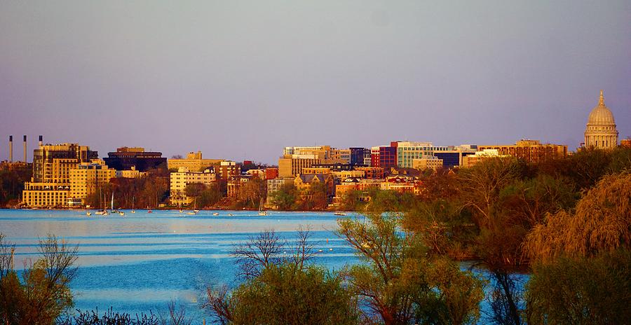 Madison Wisconsin Skyline Photograph by Jeff Murphy - Fine Art America