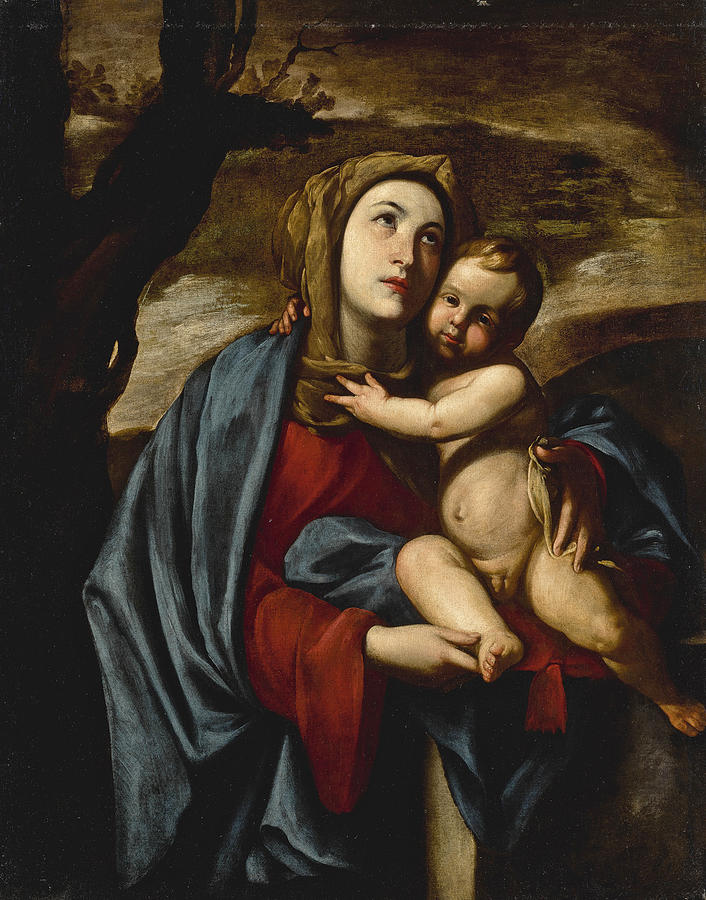 Madonna And Child 3 Painting by Massimo Stanzione