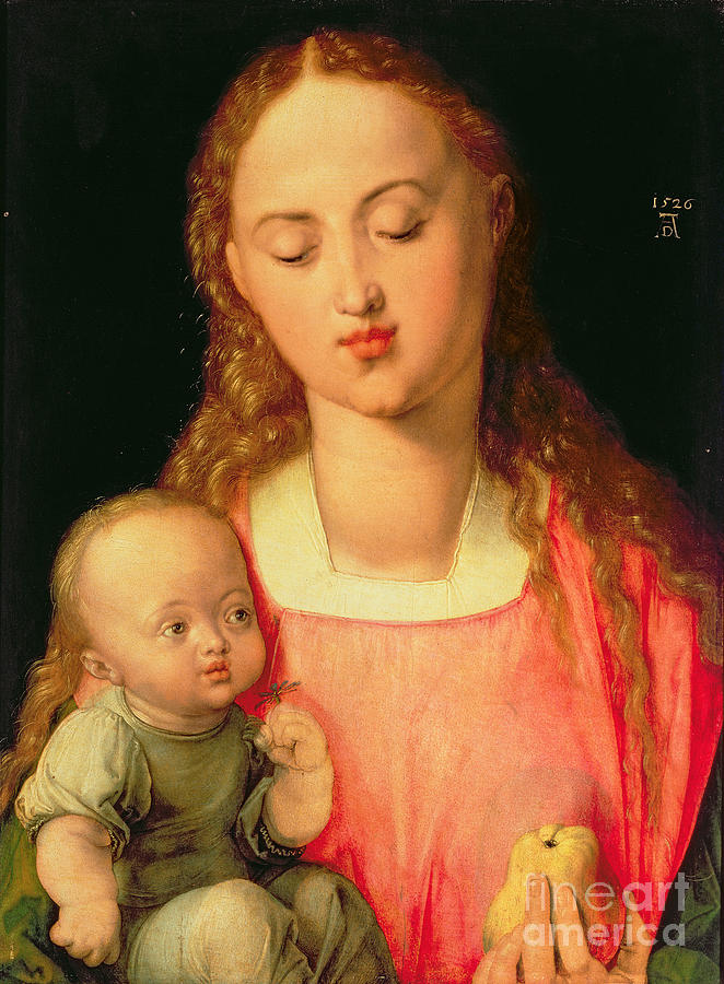 Albrecht Durer Painting - Madonna And Child by MotionAge Designs
