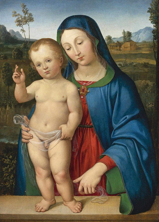Madonna and Child Painting by Andrea di Aloigi