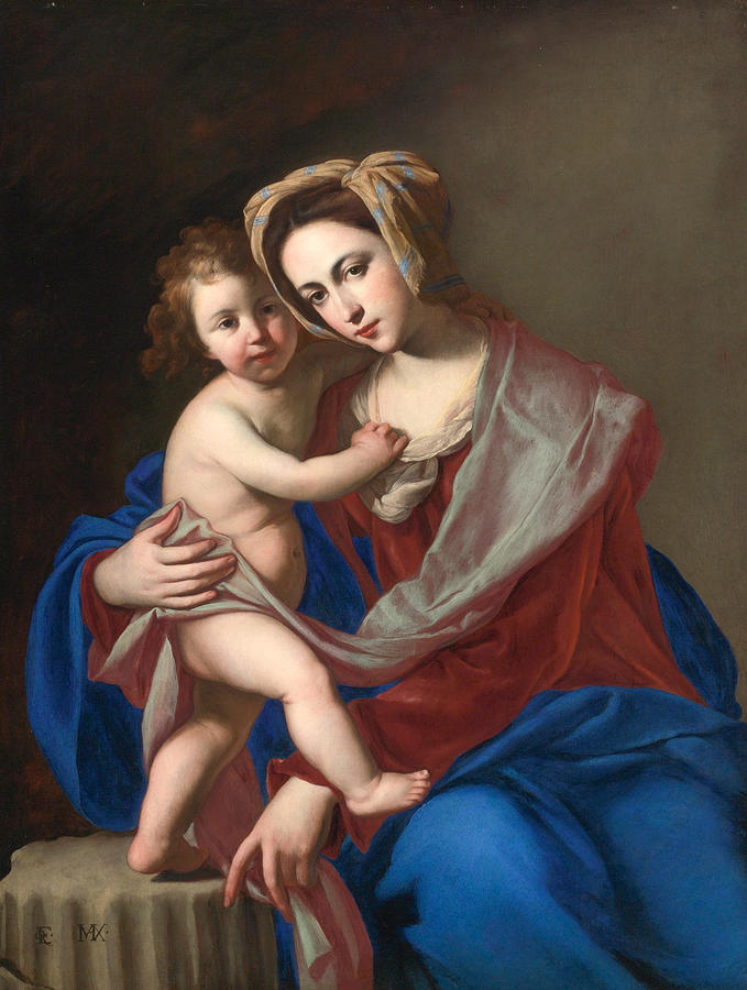 Madonna And Child #4 Painting by Massimo Stanzione