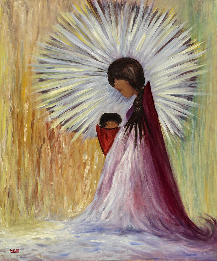 Madonna And Child Painting by Darice Machel McGuire