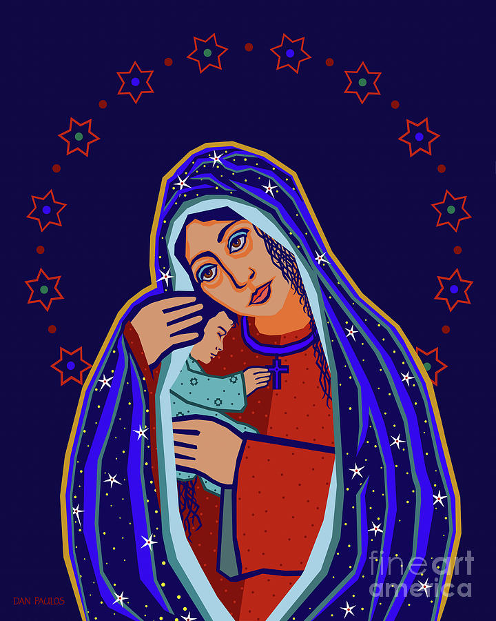Madonna and Child - DPMDC Painting by Dan Paulos