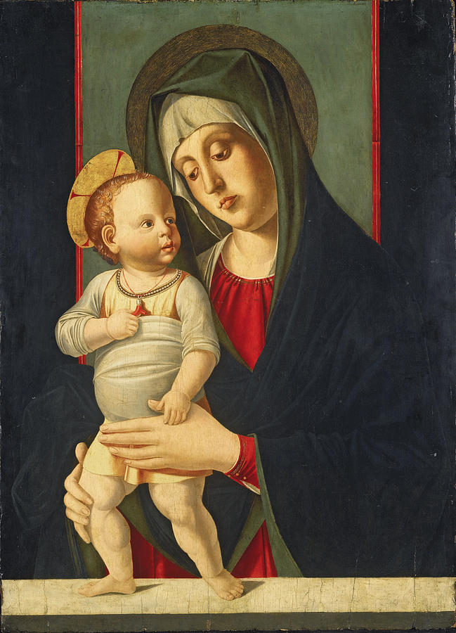 Madonna and Child Painting by Jacopo da Valenza