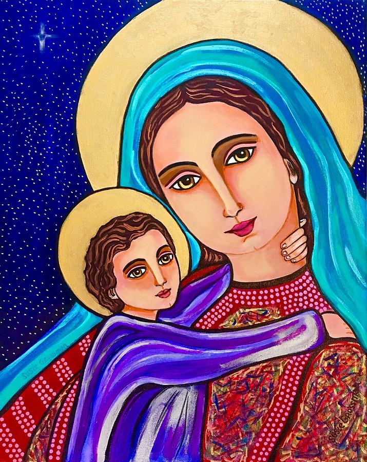 Madonna and Child Jesus Painting by Susie Grossman