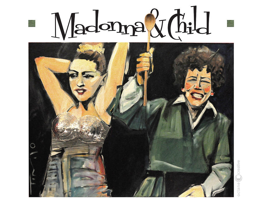 Madonna and Child Poster Painting by Tim Nyberg