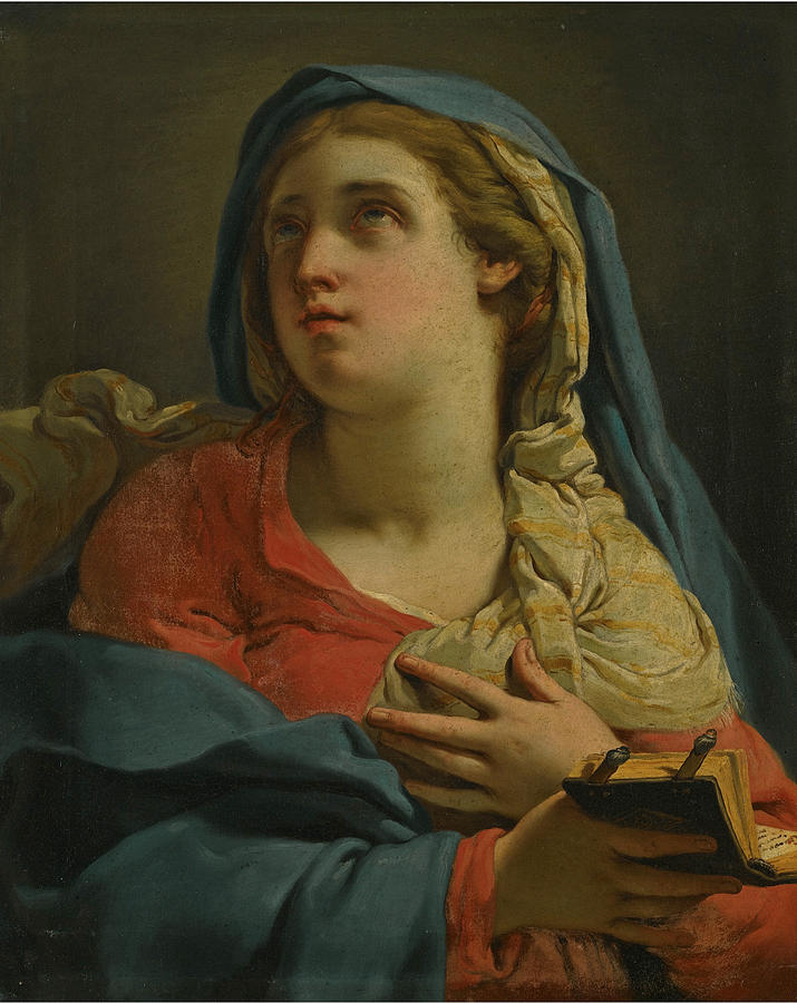 Madonna Annunciate Painting by Gaetano Gandolfi