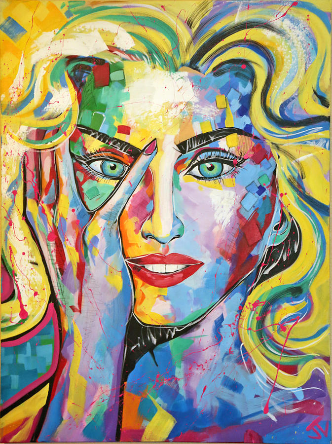 Madonna Painting - Madonna by Jay V Art