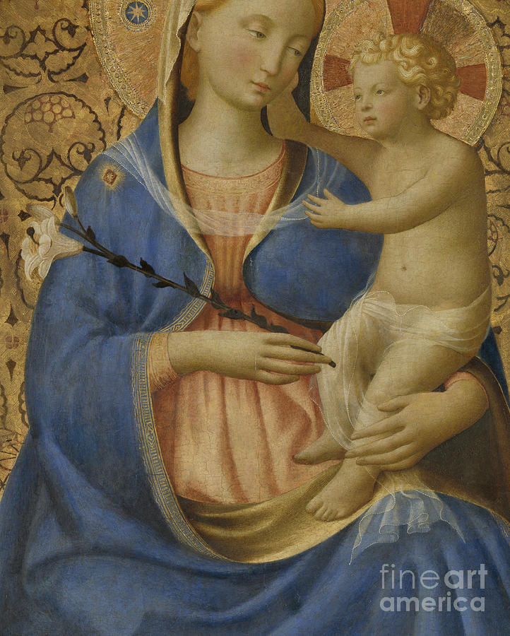 Fra Angelico Painting - Madonna of Humility by Fra Angelico