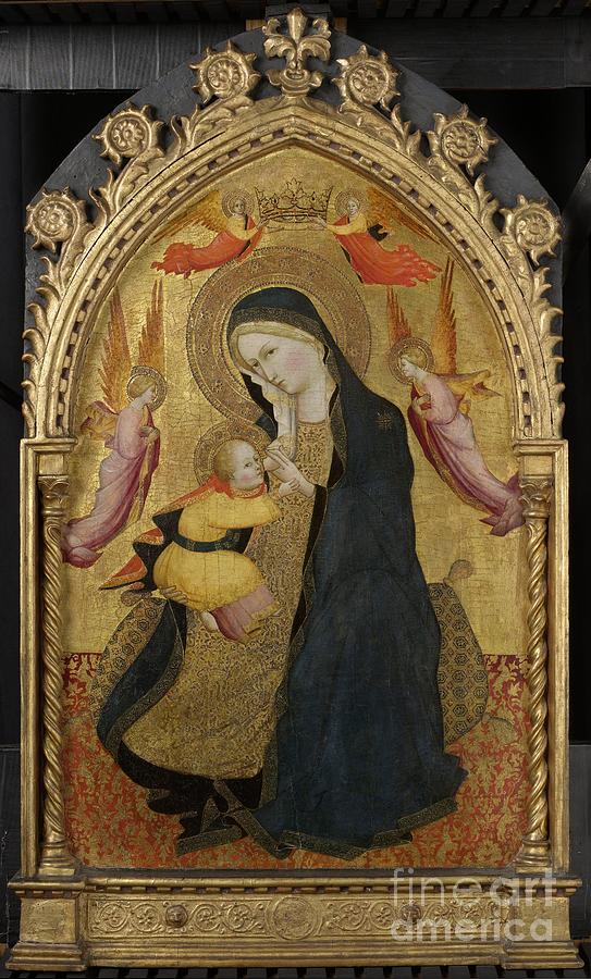 Madonna of Humility Jesus Christ Painting by Vintage Collectables